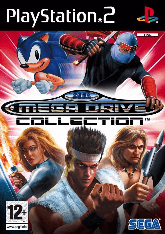 Sega Mega Drive Collection box art for Playstation 2